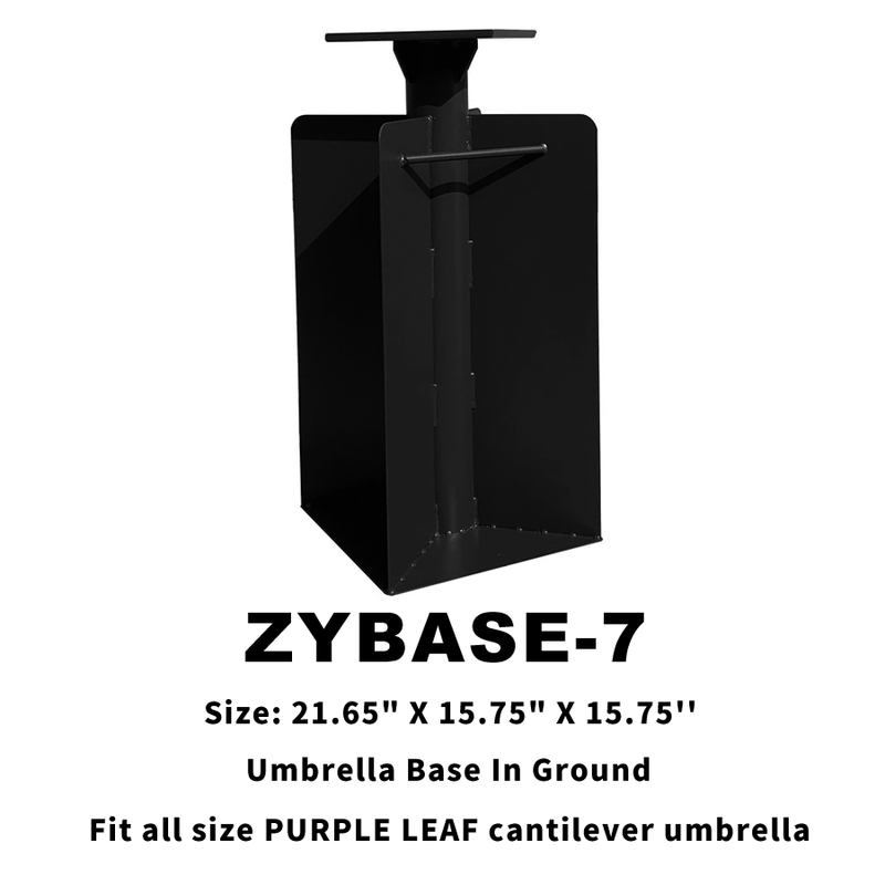 PURPLE LEAF In Ground Umbrella Base ZYCABASE-7 | Purpleleaf Canada PURPLE LEAF In Ground Umbrella Base ZYCABASE-7 | Purpleleaf Canada