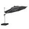 PURPLE LEAF Wood Patio Umbrella Outdoor Round  Umbrella Sun Umbrella for Garden, Deck, Table, Backyard - Purpleleaf Canada