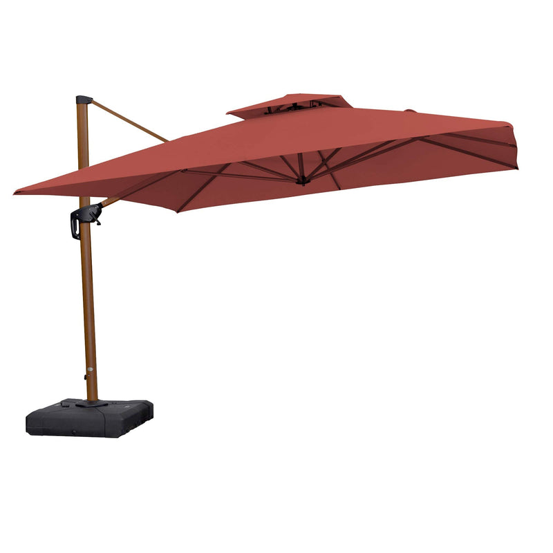 PURPLE LEAF Patio Umbrella Outdoor Square Cantilever Umbrella  Offset Umbrella Heavy Duty Sun Umbrella for Garden Deck Pool Patio - Purpleleaf Canada