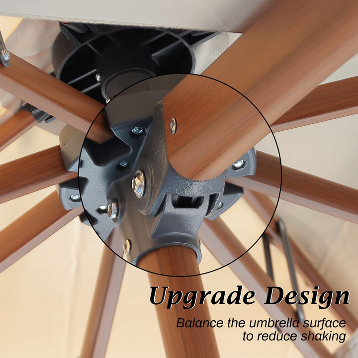 PURPLE LEAF Patio Umbrella Outdoor Square Cantilever Umbrella  Offset Umbrella Heavy Duty Sun Umbrella for Garden Deck Pool Patio - Purpleleaf Canada