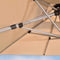 PURPLE LEAF 10' X 13' Patio Umbrella Outdoor Rectangle Umbrella Large Cantilever Umbrella Windproof Offset Umbrella Heavy Duty Sun Umbrella for Garden Deck Pool Patio - Purpleleaf Canada